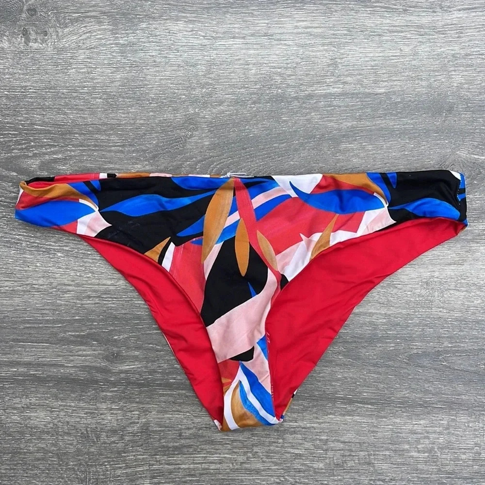 Prana Jess Reversible Tankini & Gemma Reversible Bottoms, tropics - Picture 7 of 16